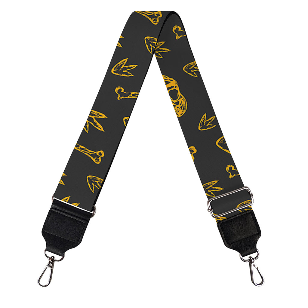 Tyrannosaurus Dino Fossil Pattern Print Bag Strap