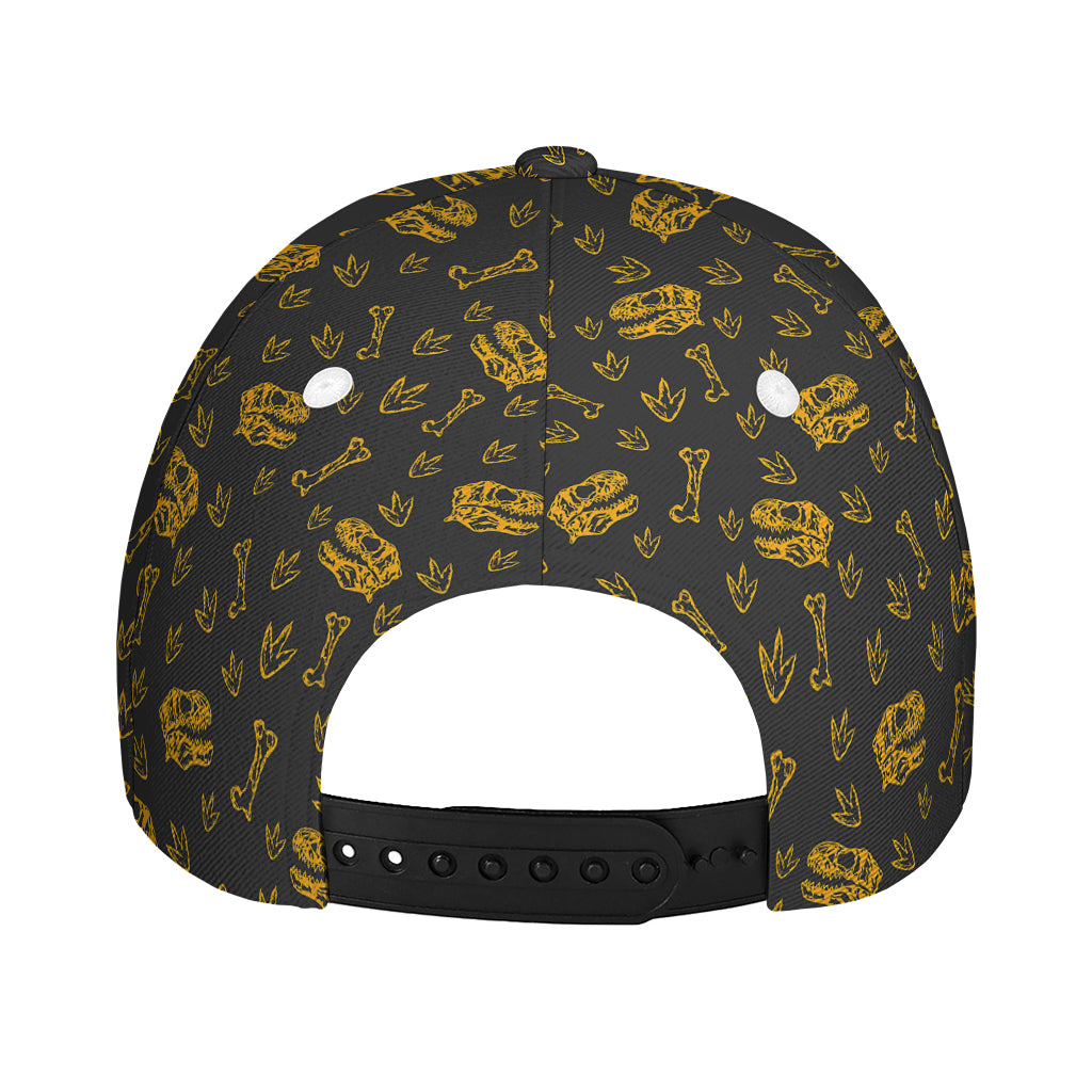 Tyrannosaurus Dino Fossil Pattern Print Baseball Cap