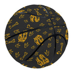 Tyrannosaurus Dino Fossil Pattern Print Basketball