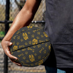 Tyrannosaurus Dino Fossil Pattern Print Basketball