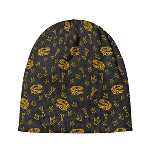 Tyrannosaurus Dino Fossil Pattern Print Beanie