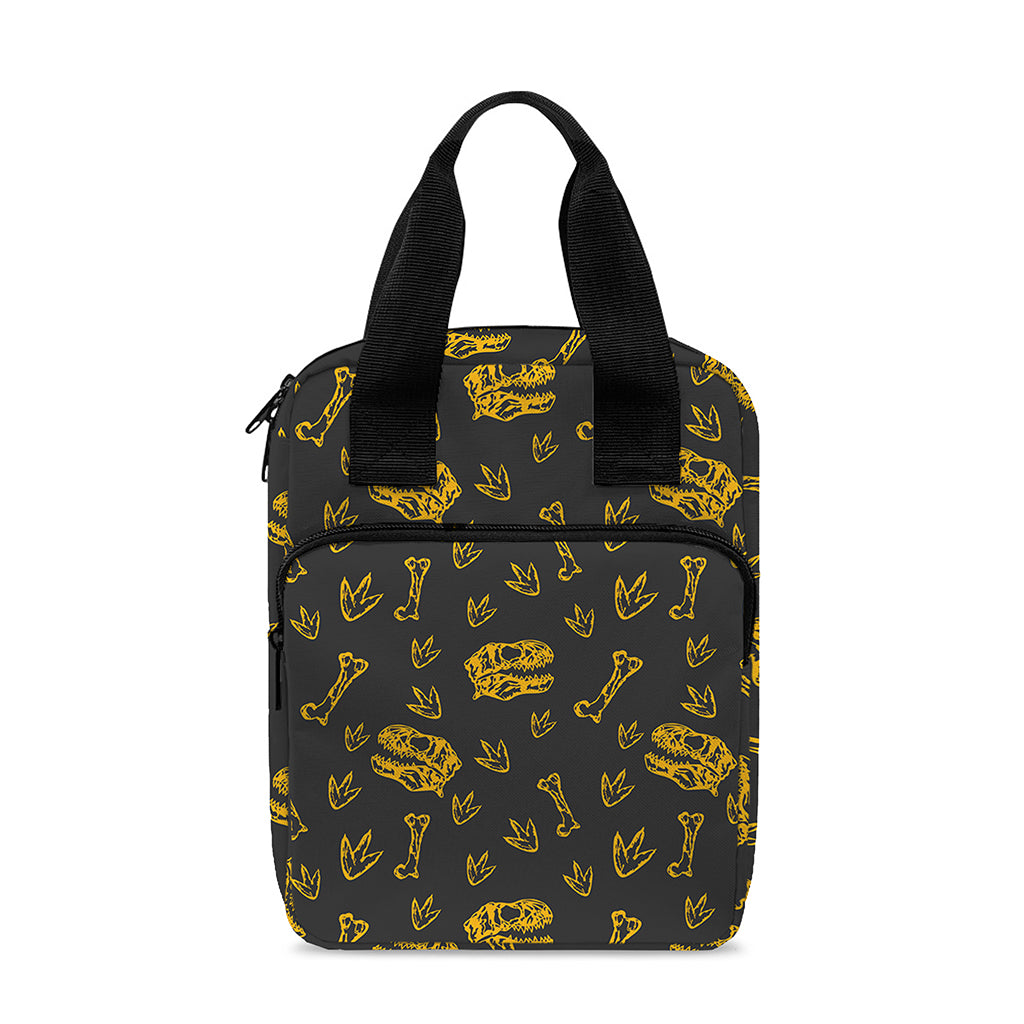 Tyrannosaurus Dino Fossil Pattern Print Bible Tote Bag