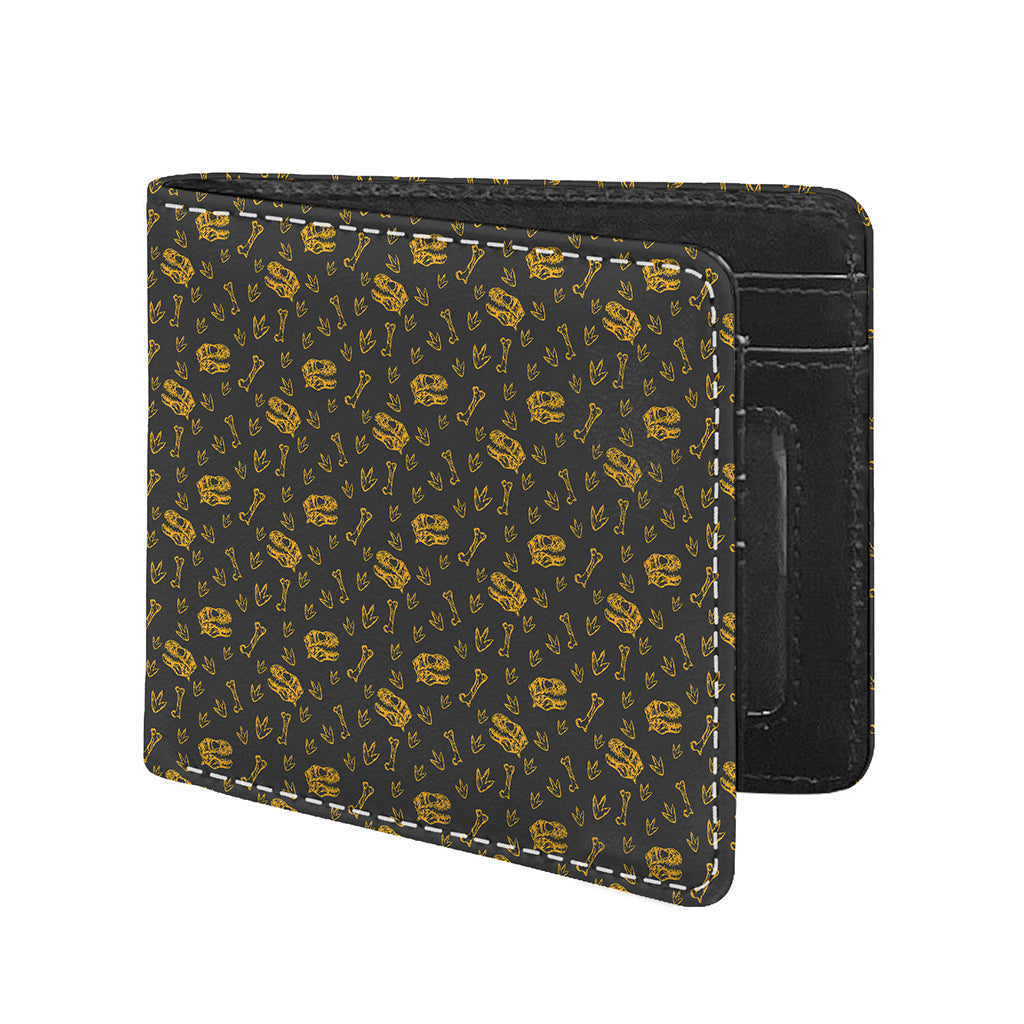 Tyrannosaurus Dino Fossil Pattern Print Bifold Wallet