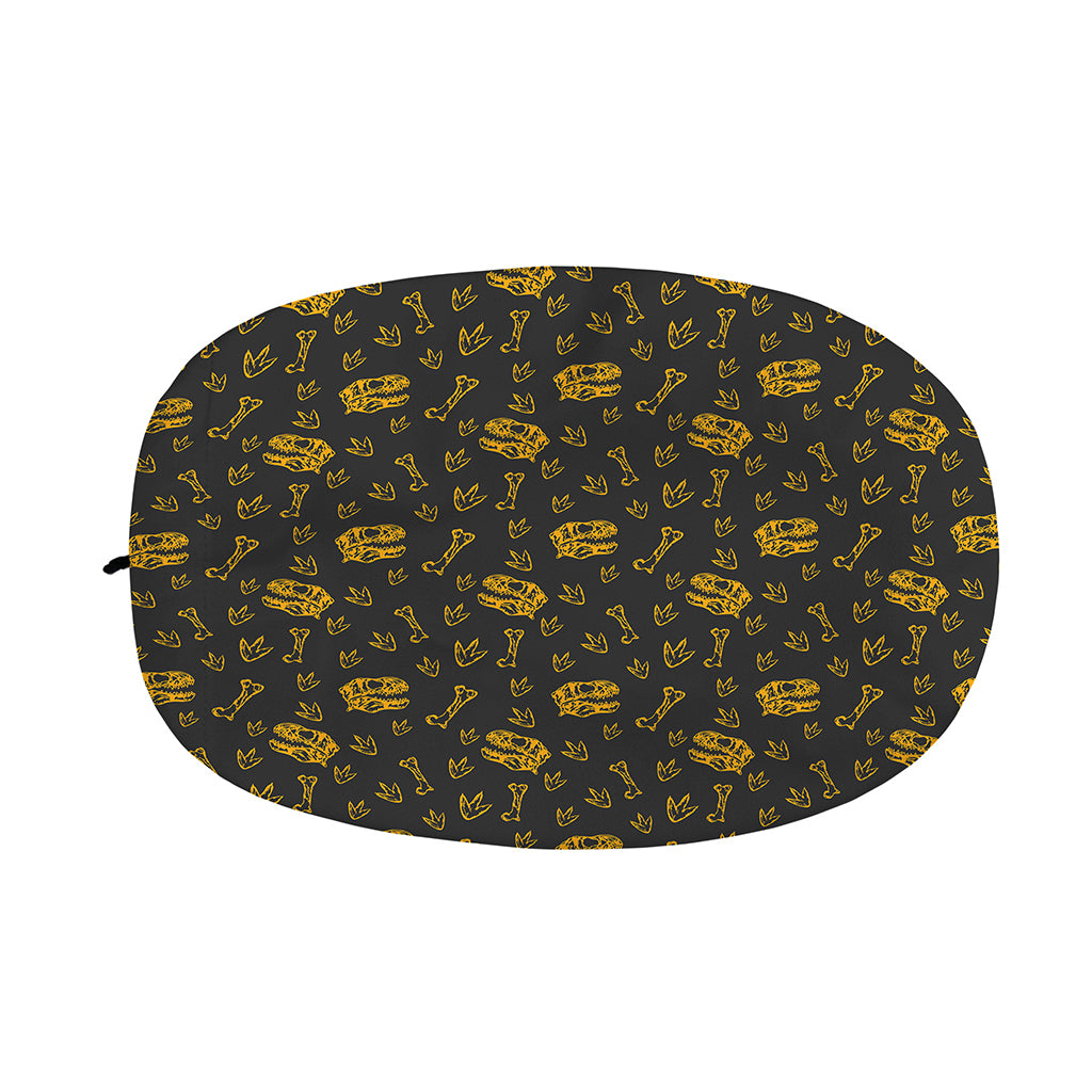 Tyrannosaurus Dino Fossil Pattern Print Car Side Mirror Covers