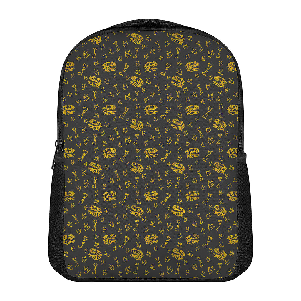 Tyrannosaurus Dino Fossil Pattern Print Casual Backpack