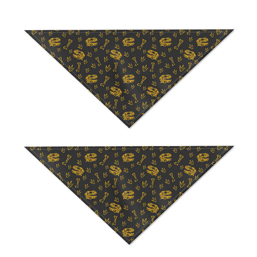 Tyrannosaurus Dino Fossil Pattern Print Dog Bandana