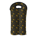 Tyrannosaurus Dino Fossil Pattern Print Double Neoprene Wine Tote