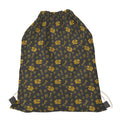 Tyrannosaurus Dino Fossil Pattern Print Drawstring Bag