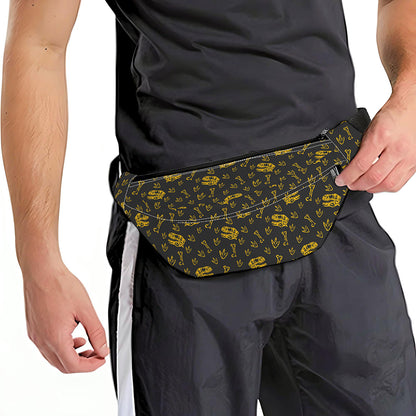 Tyrannosaurus Dino Fossil Pattern Print Fanny Pack