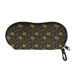 Tyrannosaurus Dino Fossil Pattern Print Glasses Case