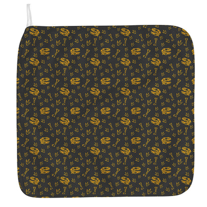 Tyrannosaurus Dino Fossil Pattern Print Hand Towel