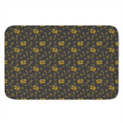 Tyrannosaurus Dino Fossil Pattern Print Indoor Door Mat