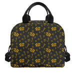 Tyrannosaurus Dino Fossil Pattern Print Insulated Lunch Bag