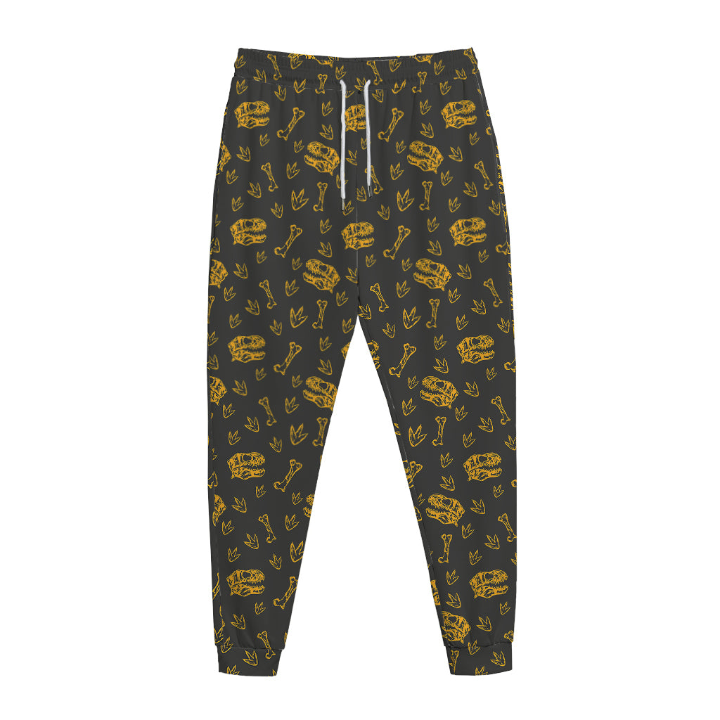 Tyrannosaurus Dino Fossil Pattern Print Jogger Pants