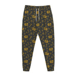 Tyrannosaurus Dino Fossil Pattern Print Jogger Pants