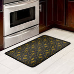 Tyrannosaurus Dino Fossil Pattern Print Kitchen Mat