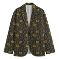 Tyrannosaurus Dino Fossil Pattern Print Men's Blazer