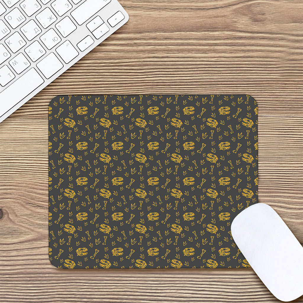 Tyrannosaurus Dino Fossil Pattern Print Mouse Pad