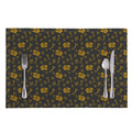Tyrannosaurus Dino Fossil Pattern Print Placemat