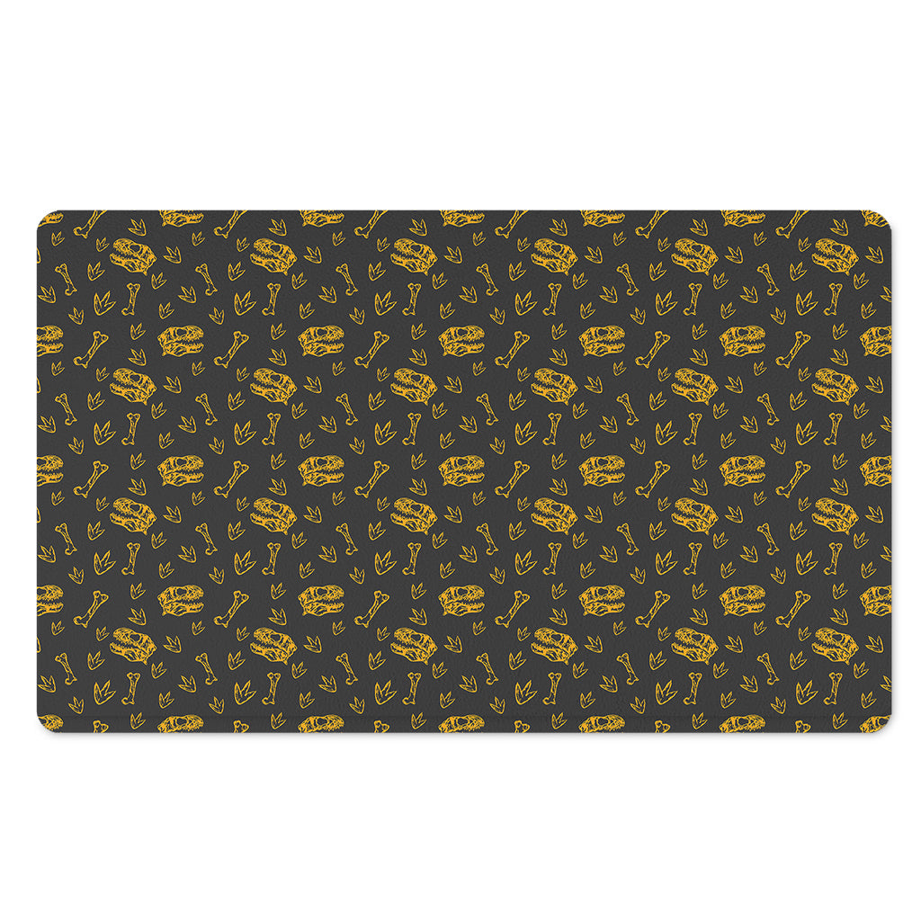Tyrannosaurus Dino Fossil Pattern Print Polyester Doormat