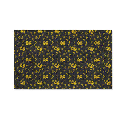 Tyrannosaurus Dino Fossil Pattern Print Polyester Flag