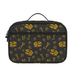 Tyrannosaurus Dino Fossil Pattern Print Portable Lunch Bag