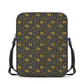 Tyrannosaurus Dino Fossil Pattern Print Rectangular Crossbody Bag