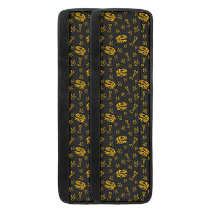 Tyrannosaurus Dino Fossil Pattern Print Refrigerator Handle Covers