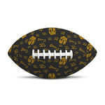 Tyrannosaurus Dino Fossil Pattern Print Rugby Ball