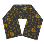 Tyrannosaurus Dino Fossil Pattern Print Scarf