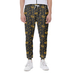 Tyrannosaurus Dino Fossil Pattern Print Scuba Joggers