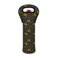 Tyrannosaurus Dino Fossil Pattern Print Single Neoprene Wine Tote