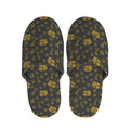 Tyrannosaurus Dino Fossil Pattern Print Slippers
