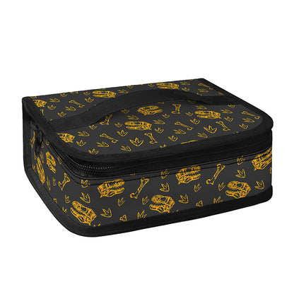 Tyrannosaurus Dino Fossil Pattern Print Small Lunch Bag