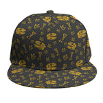 Tyrannosaurus Dino Fossil Pattern Print Snapback Cap