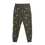 Tyrannosaurus Dino Fossil Pattern Print Sweatpants
