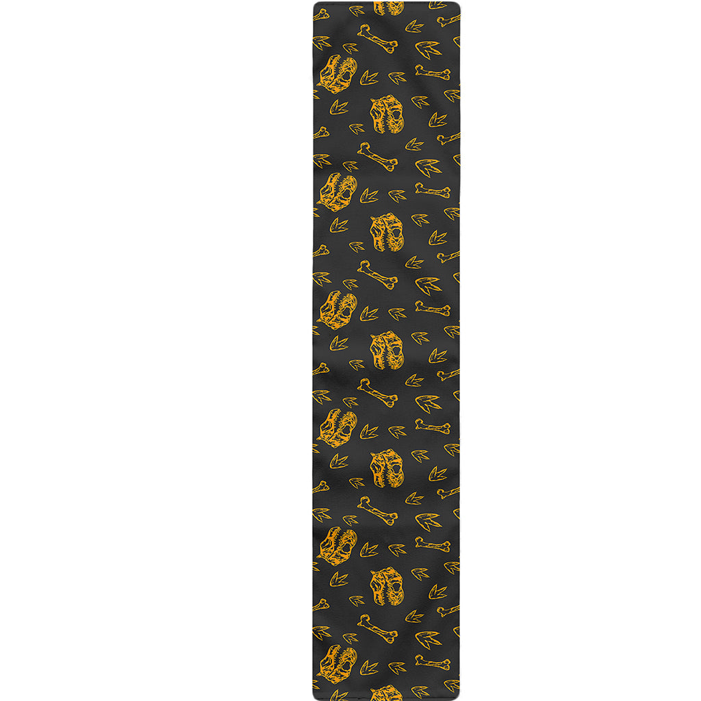 Tyrannosaurus Dino Fossil Pattern Print Table Runner