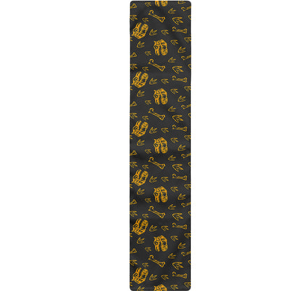 Tyrannosaurus Dino Fossil Pattern Print Table Runner