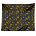 Tyrannosaurus Dino Fossil Pattern Print Tapestry