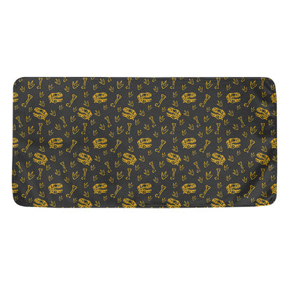 Tyrannosaurus Dino Fossil Pattern Print Towel