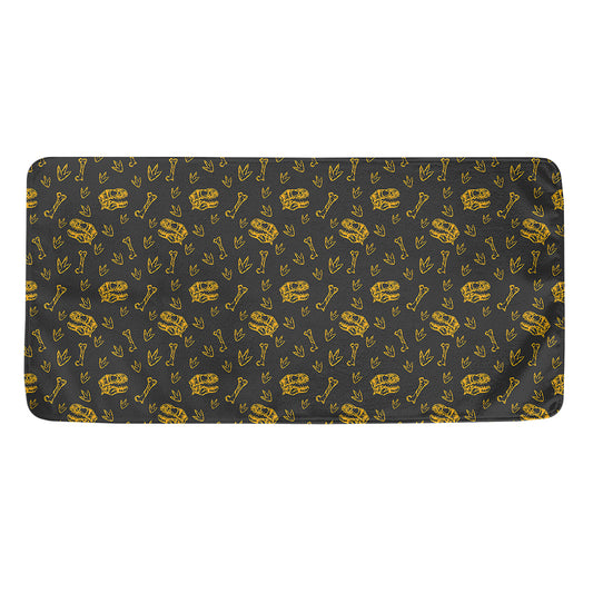 Tyrannosaurus Dino Fossil Pattern Print Towel
