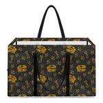 Tyrannosaurus Dino Fossil Pattern Print Utility Tote Bag