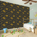 Tyrannosaurus Dino Fossil Pattern Print Wall Sticker