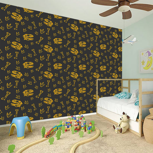 Tyrannosaurus Dino Fossil Pattern Print Wall Sticker