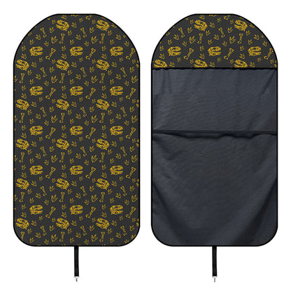 Tyrannosaurus Dino Fossil Pattern Print Waterproof Car Seat Cover