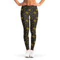 Tyrannosaurus Dino Fossil Pattern Print Women's Leggings