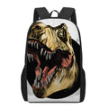 Tyrannosaurus Rex Head Print 17 Inch Backpack