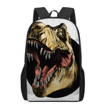 Tyrannosaurus Rex Head Print 17 Inch Backpack