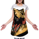 Tyrannosaurus Rex Head Print Adjustable Apron