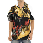 Tyrannosaurus Rex Head Print Aloha Shirt
